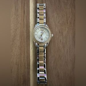 Fossil Riley ES2880 Women's Stainless Steel Analog Dial Quartz Wrist Watch